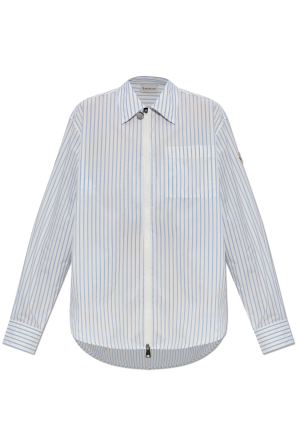 Tシャツ・カットソー THE ATTICO SS25 Striped shirt (250WCH00042 870) White Shirt with striped pattern The Attico - Vitkac AS
